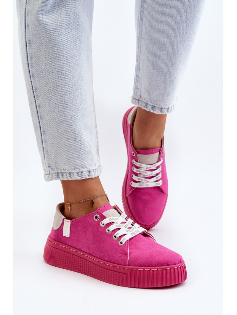 Women's sneakers MEMORY FOAM SYSTEM BIG STAR NN276004 Fuchsia Women's sneakers MEMORY FOAM SYSTEM BIG STAR NN276004 Fuchsia