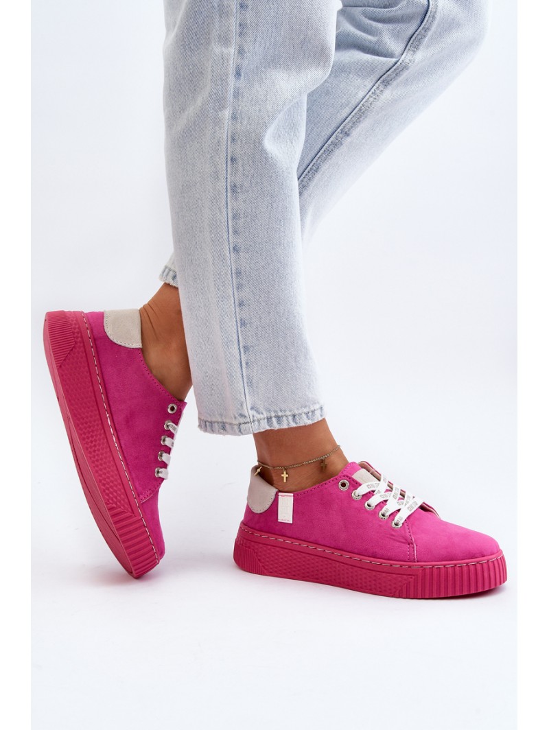 Women's sneakers MEMORY FOAM SYSTEM BIG STAR NN276004 Fuchsia Women's sneakers MEMORY FOAM SYSTEM BIG STAR NN276004 Fuchsia