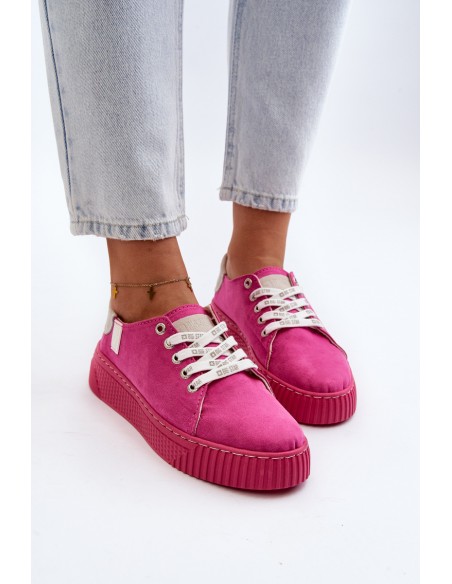 Women's sneakers MEMORY FOAM SYSTEM BIG STAR NN276004 Fuchsia