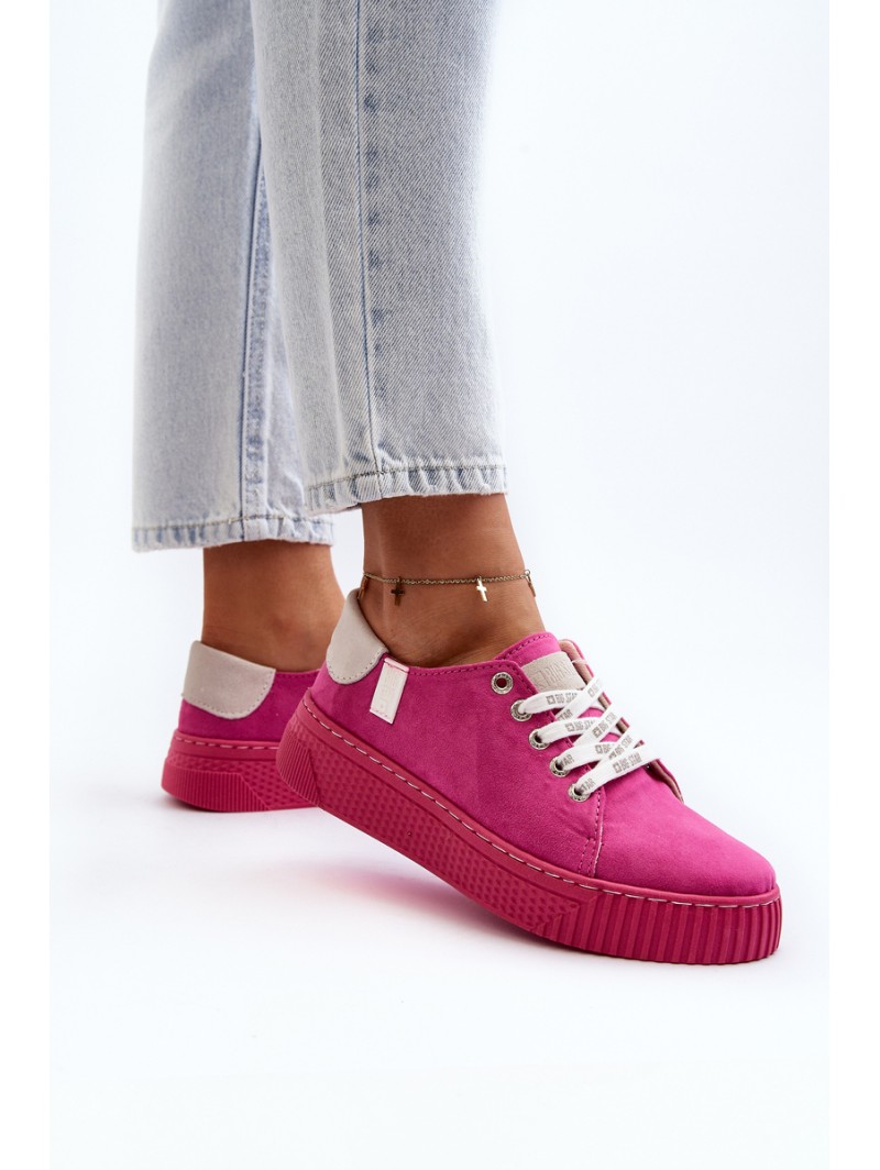 Women's sneakers MEMORY FOAM SYSTEM BIG STAR NN276004 Fuchsia Women's sneakers MEMORY FOAM SYSTEM BIG STAR NN276004 Fuchsia