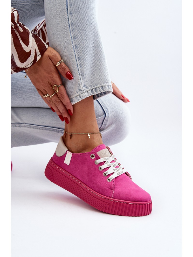 Women's sneakers MEMORY FOAM SYSTEM BIG STAR NN276004 Fuchsia Women's sneakers MEMORY FOAM SYSTEM BIG STAR NN276004 Fuchsia