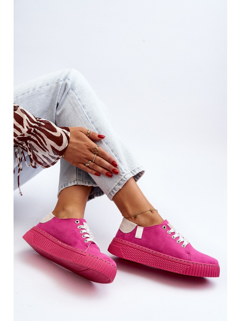 Women's sneakers MEMORY FOAM SYSTEM BIG STAR NN276004 Fuchsia Women's sneakers MEMORY FOAM SYSTEM BIG STAR NN276004 Fuchsia