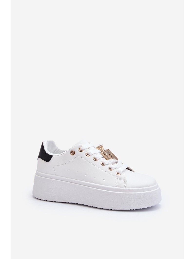 Women's Sneakers with Embellishment White Celedria