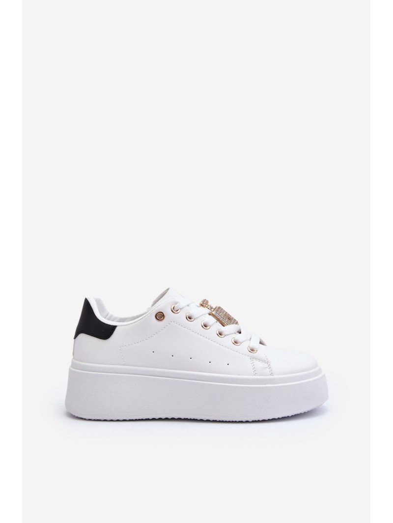 Women's Sneakers with Embellishment White Celedria