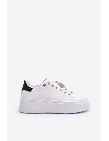 Women's Sneakers with Embellishment White Celedria