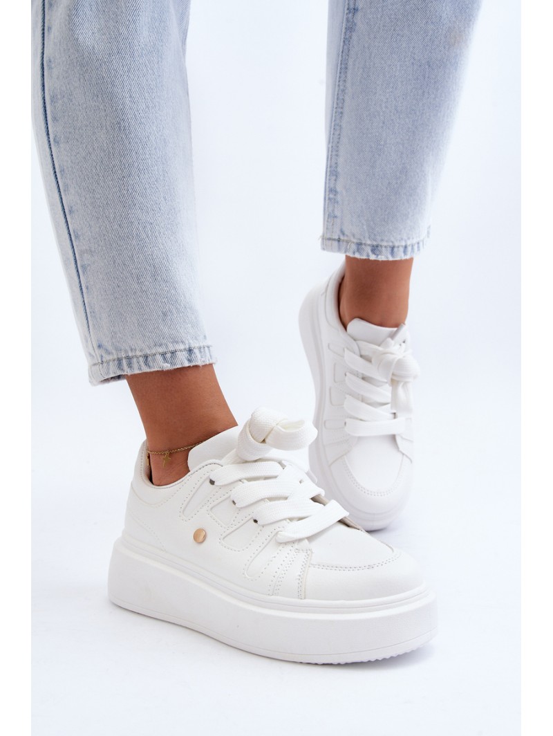 Women's Platform Sneakers White Asylia