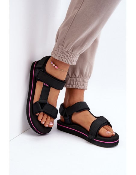 Women's Platform Sandals by Lee Cooper LCW-24-05-2751L Black