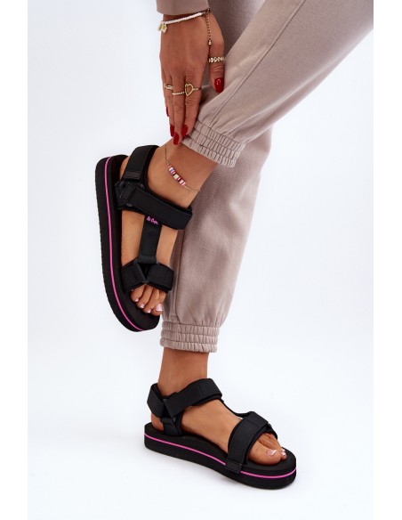 Women's Platform Sandals by Lee Cooper LCW-24-05-2751L Black