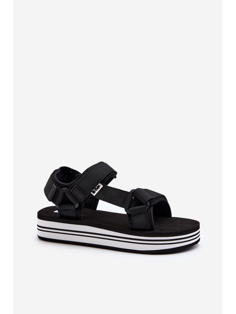 Women's Platform Sandals Lee Cooper LCW-24-05-2753L Black Women's Platform Sandals Lee Cooper LCW-24-05-2753L Black