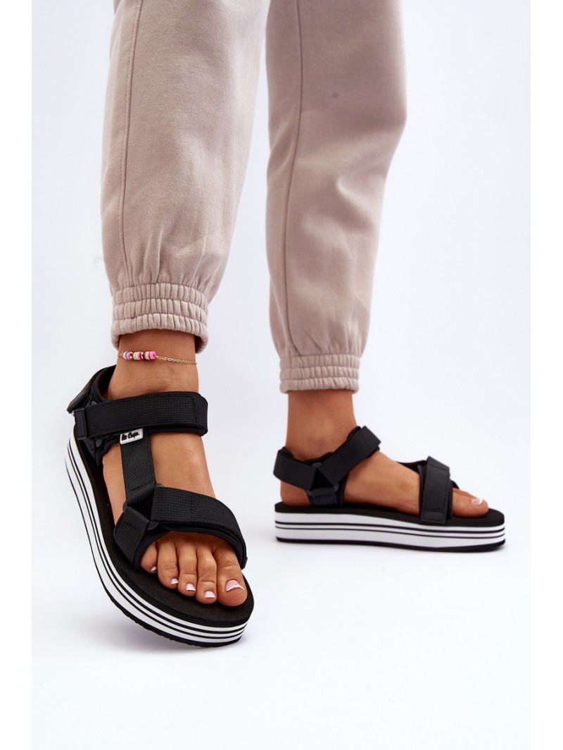 Women's Platform Sandals Lee Cooper LCW-24-05-2753L Black Women's Platform Sandals Lee Cooper LCW-24-05-2753L Black