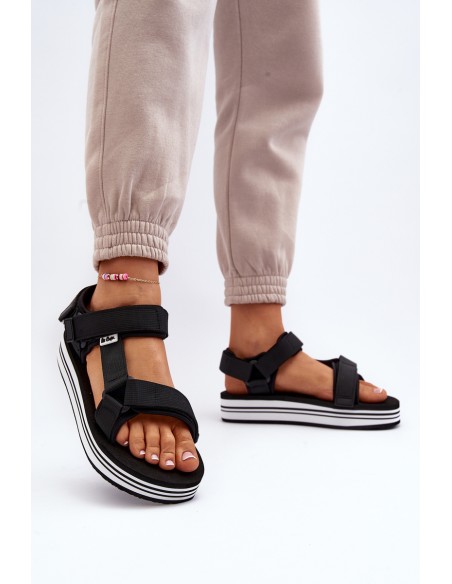 Women's Platform Sandals Lee Cooper LCW-24-05-2753L Black