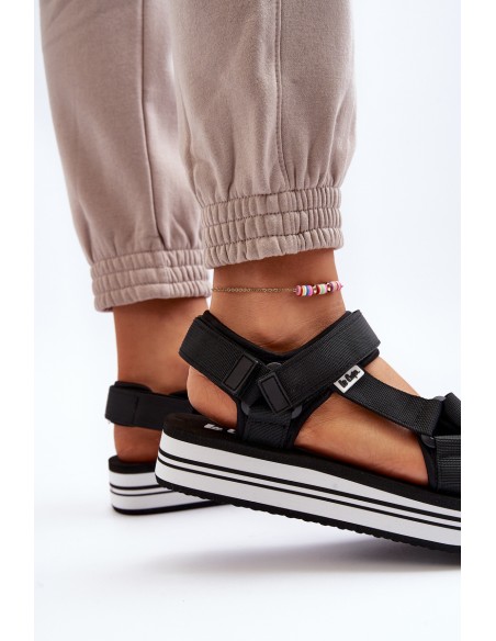 Women's Platform Sandals Lee Cooper LCW-24-05-2753L Black