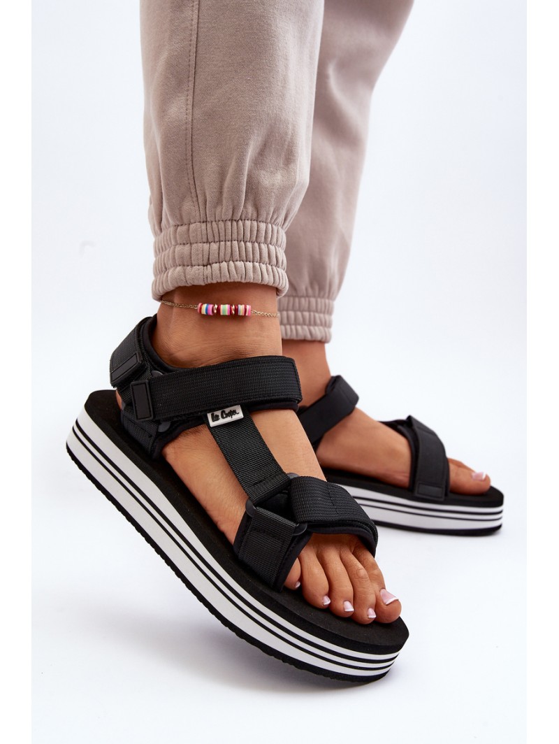 Women's Platform Sandals Lee Cooper LCW-24-05-2753L Black Women's Platform Sandals Lee Cooper LCW-24-05-2753L Black