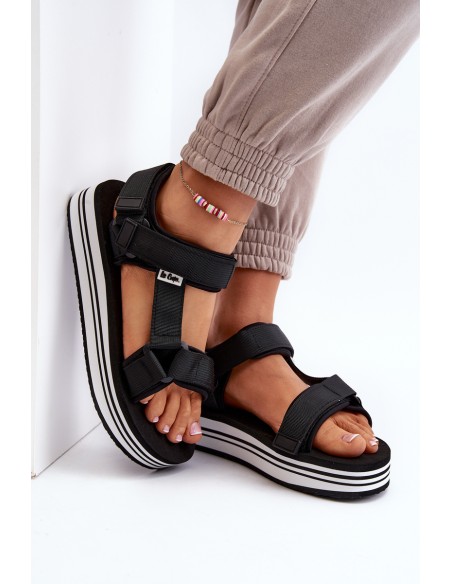 Women's Platform Sandals Lee Cooper LCW-24-05-2753L Black