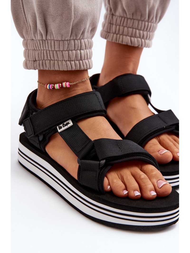 Women's Platform Sandals Lee Cooper LCW-24-05-2753L Black Women's Platform Sandals Lee Cooper LCW-24-05-2753L Black