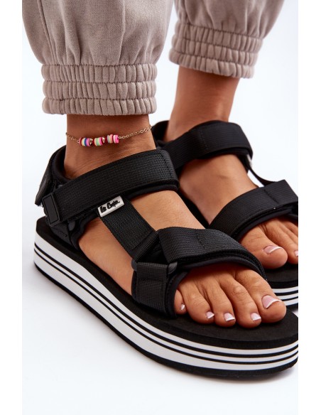 Women's Platform Sandals Lee Cooper LCW-24-05-2753L Black