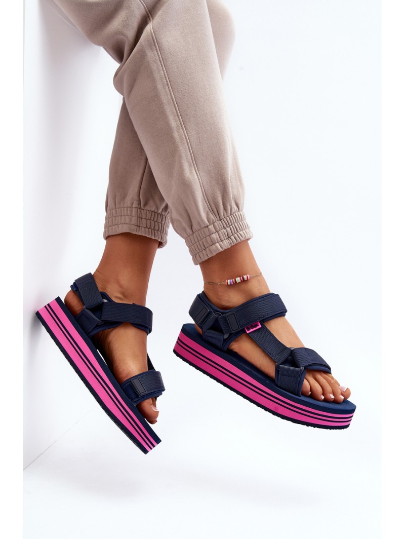 Women's Platform Sandals Lee Cooper LCW-24-05-2753L Black Women's Platform Sandals Lee Cooper LCW-24-05-2753L Black