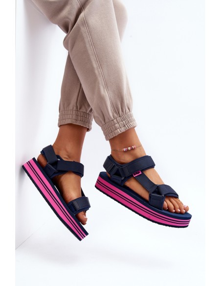 Women's Platform Sandals Lee Cooper LCW-24-05-2753L Black