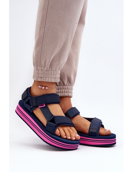 Women's Platform Sandals Lee Cooper LCW-24-05-2753L Black