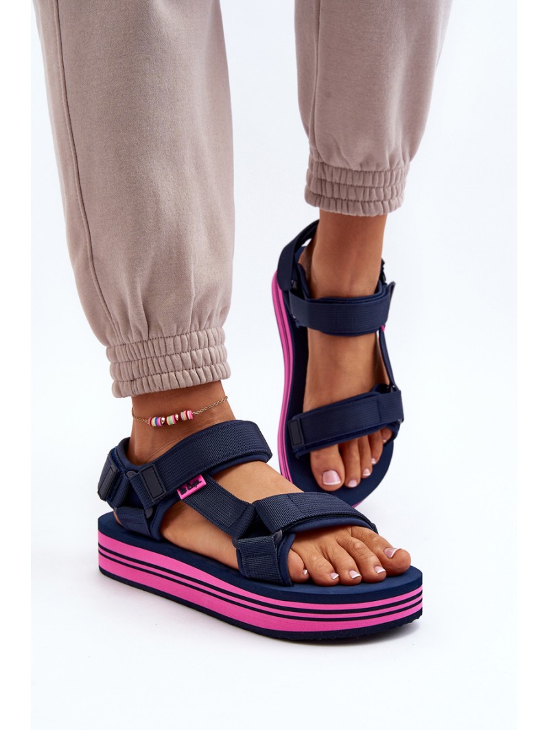 Women's Platform Sandals Lee Cooper LCW-24-05-2753L Black Women's Platform Sandals Lee Cooper LCW-24-05-2753L Black