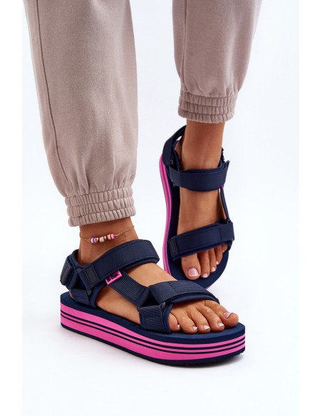 Women's Platform Sandals Lee Cooper LCW-24-05-2753L Black