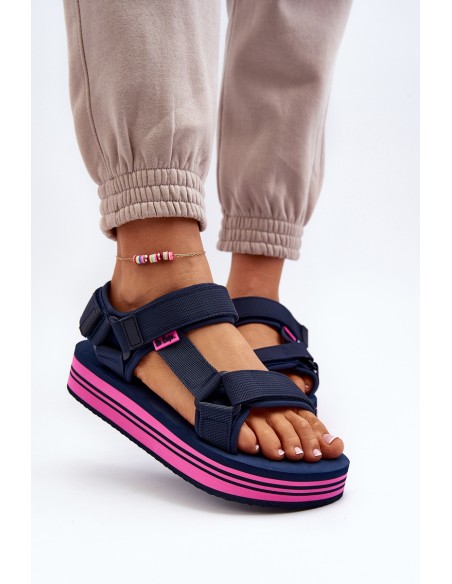 Women's Platform Sandals Lee Cooper LCW-24-05-2753L Black