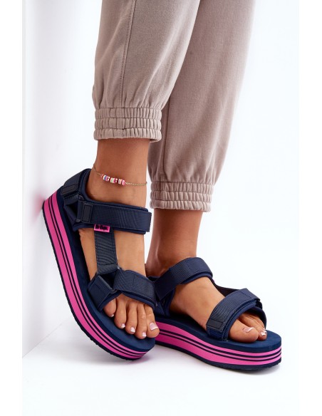 Women's Platform Sandals Lee Cooper LCW-24-05-2753L Black