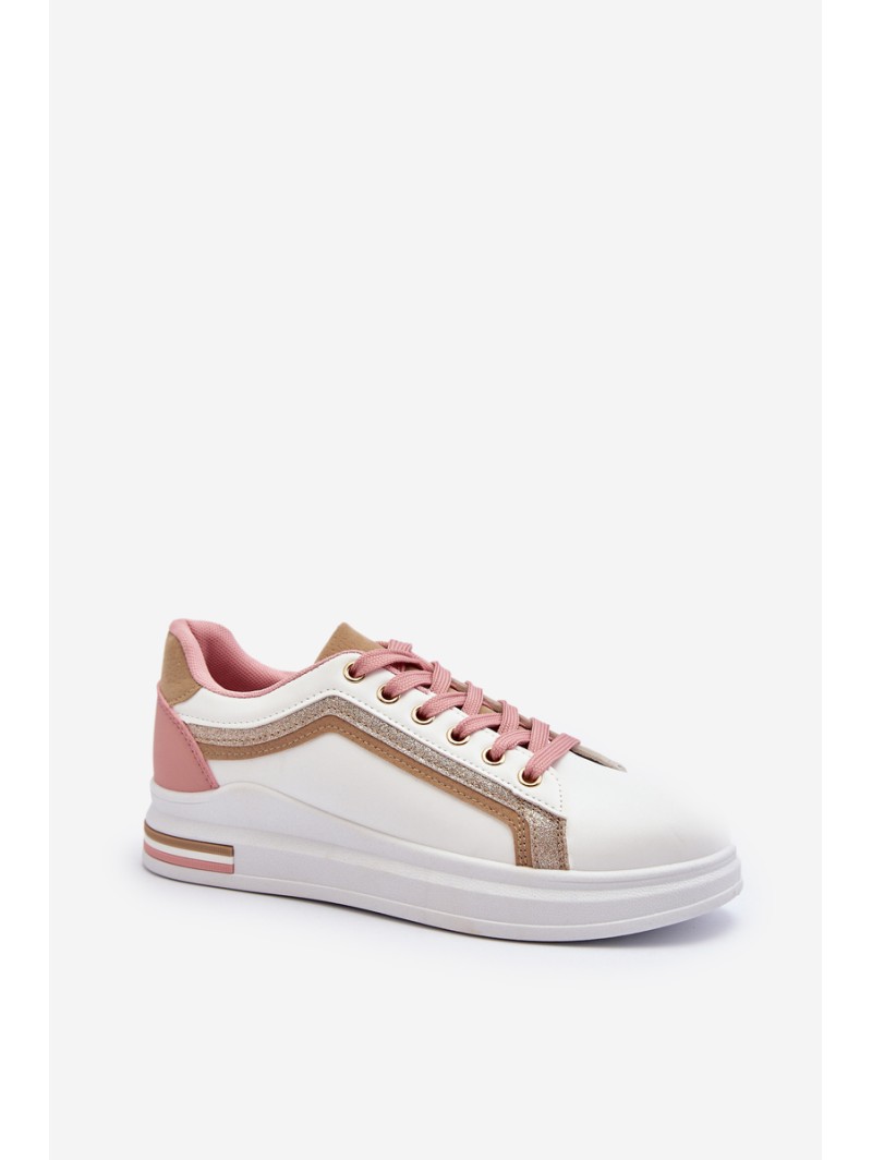 Women's Sneakers With Beige Brocade Elnami