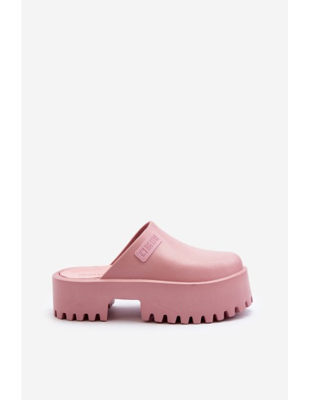 Women's Slides with Chunky Sole Big Star NN274020 Pink