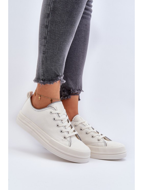 Women's Platform Trainers Big Star LL274A177 White 2