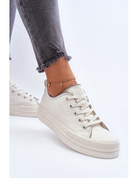 Women's Platform Trainers Big Star LL274A177 White