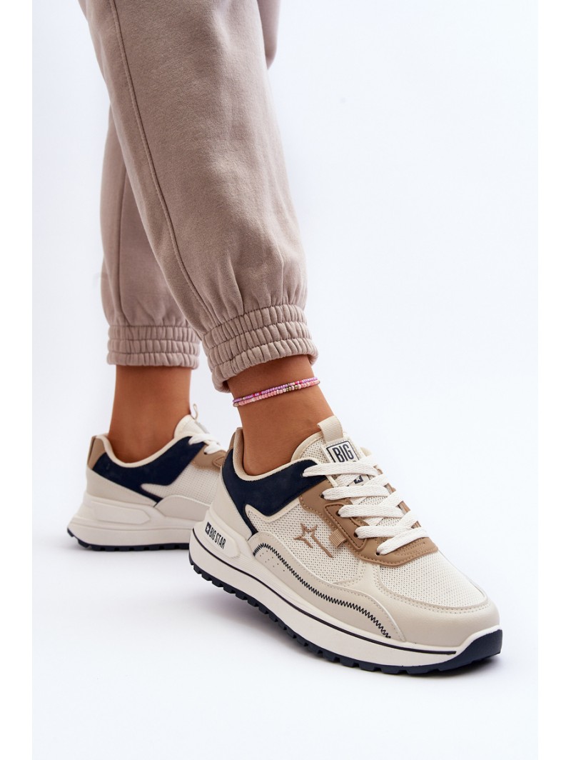 Women's Sneakers Big Star NN274A098 Beige Women's Sneakers Big Star NN274A098 Beige