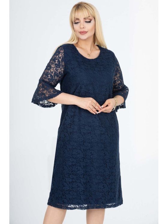 Темно-синее платье 2