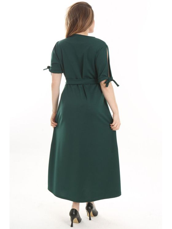 Ilga žalia suknelė 2