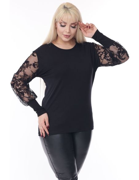 Elegantiška juoda palaidinė