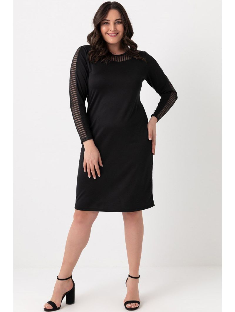 Черное элегантное платье