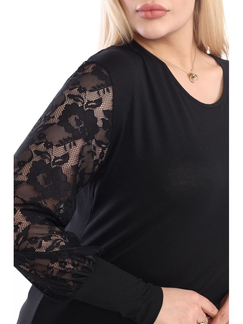 Элегантная черная блузка