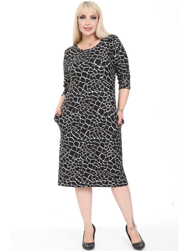 Klasikinė suknelė su kišenėmis Klasikinė suknelė su kišenėmis