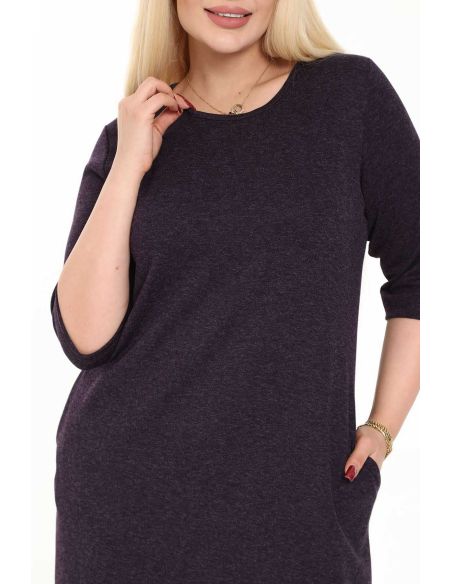 Фиолетовое платье