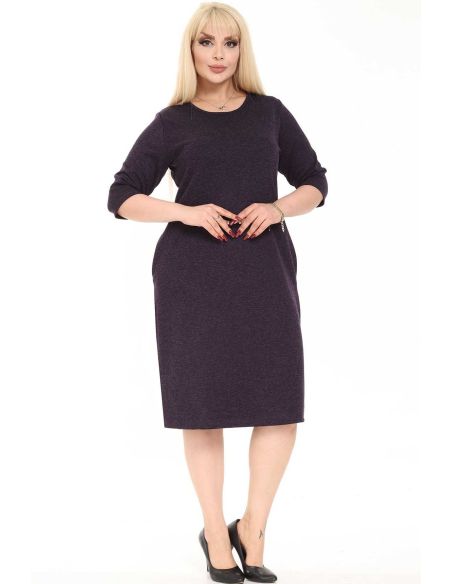 Фиолетовое платье