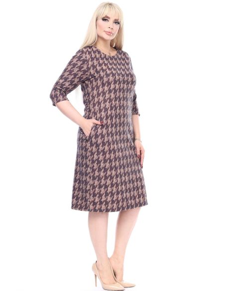 Suknelė su raštais