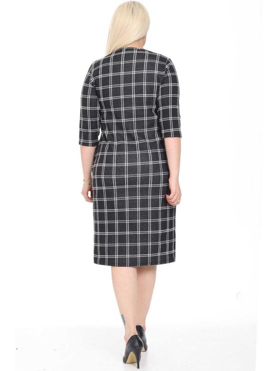 Ruuduline klassikaline kleit 2