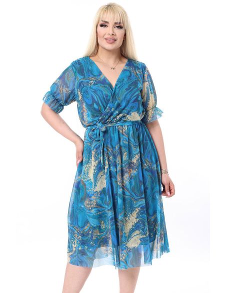 Suknelė trumpomis rankovėmis