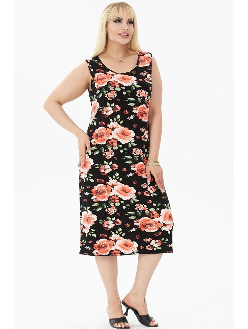 Летнее платье без рукавов Летнее платье без рукавов