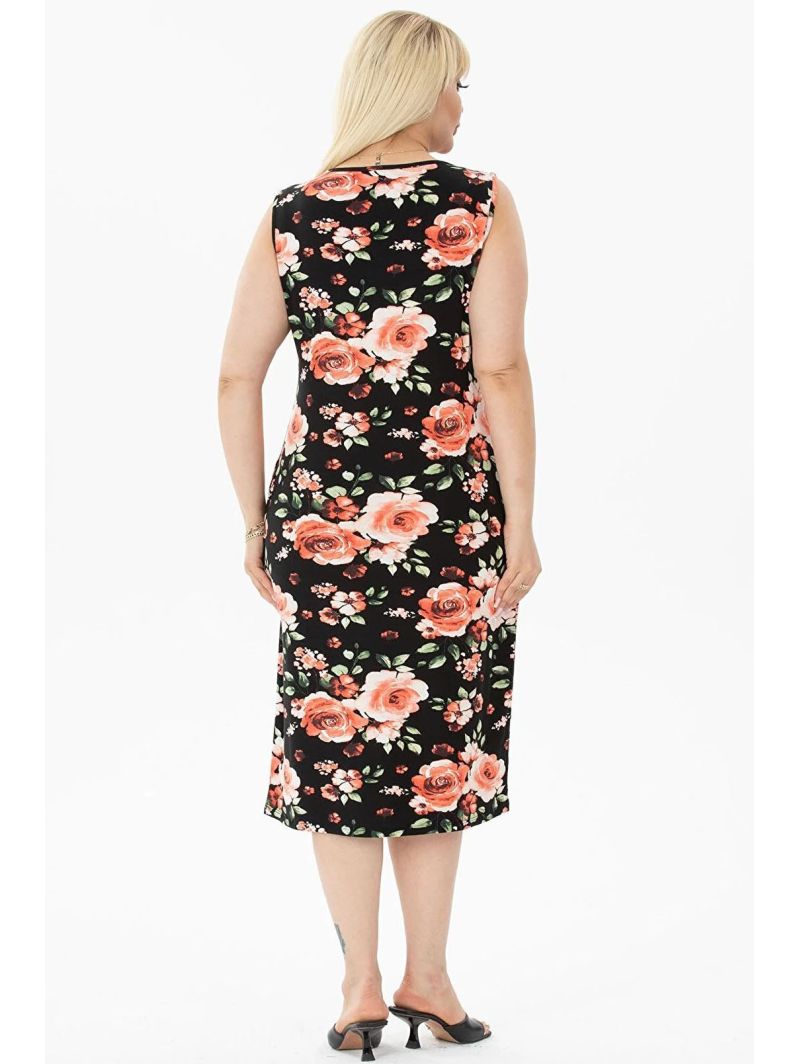 Vasarinė suknelė be rankovių Vasarinė suknelė be rankovių