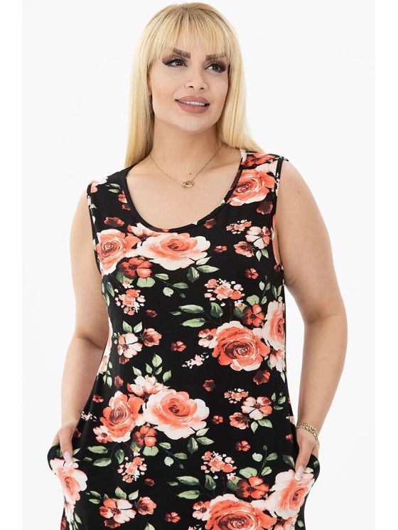 Vasarinė suknelė be rankovių 2