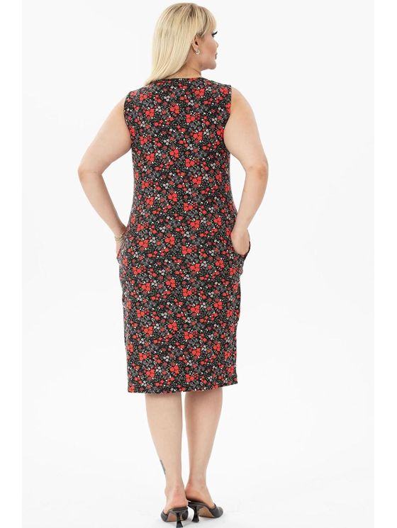 Летнее платье без рукавов 2