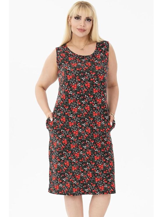 Vasarinė suknelė be rankovių