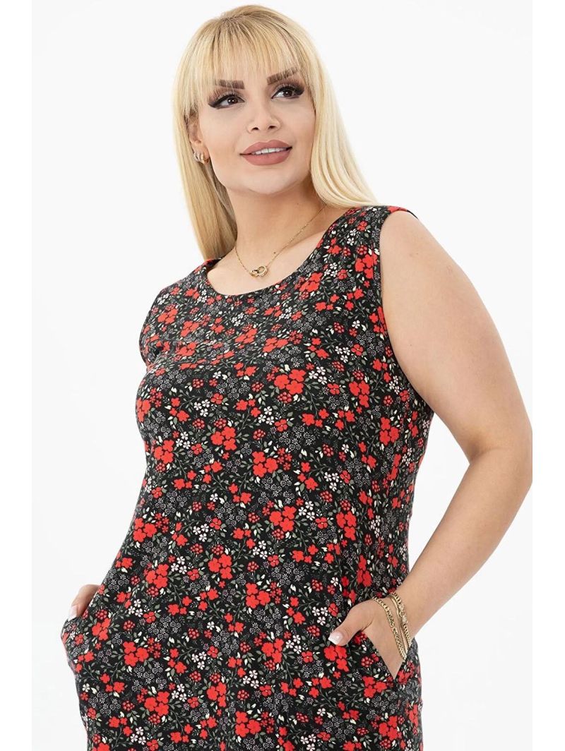 Летнее платье без рукавов Летнее платье без рукавов