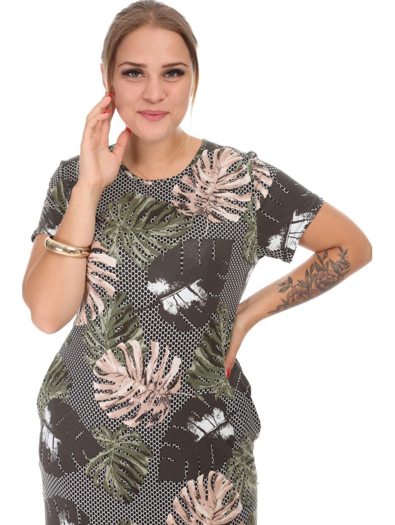 Krāsaina viskozes kleita vasarai Krāsaina viskozes kleita vasarai